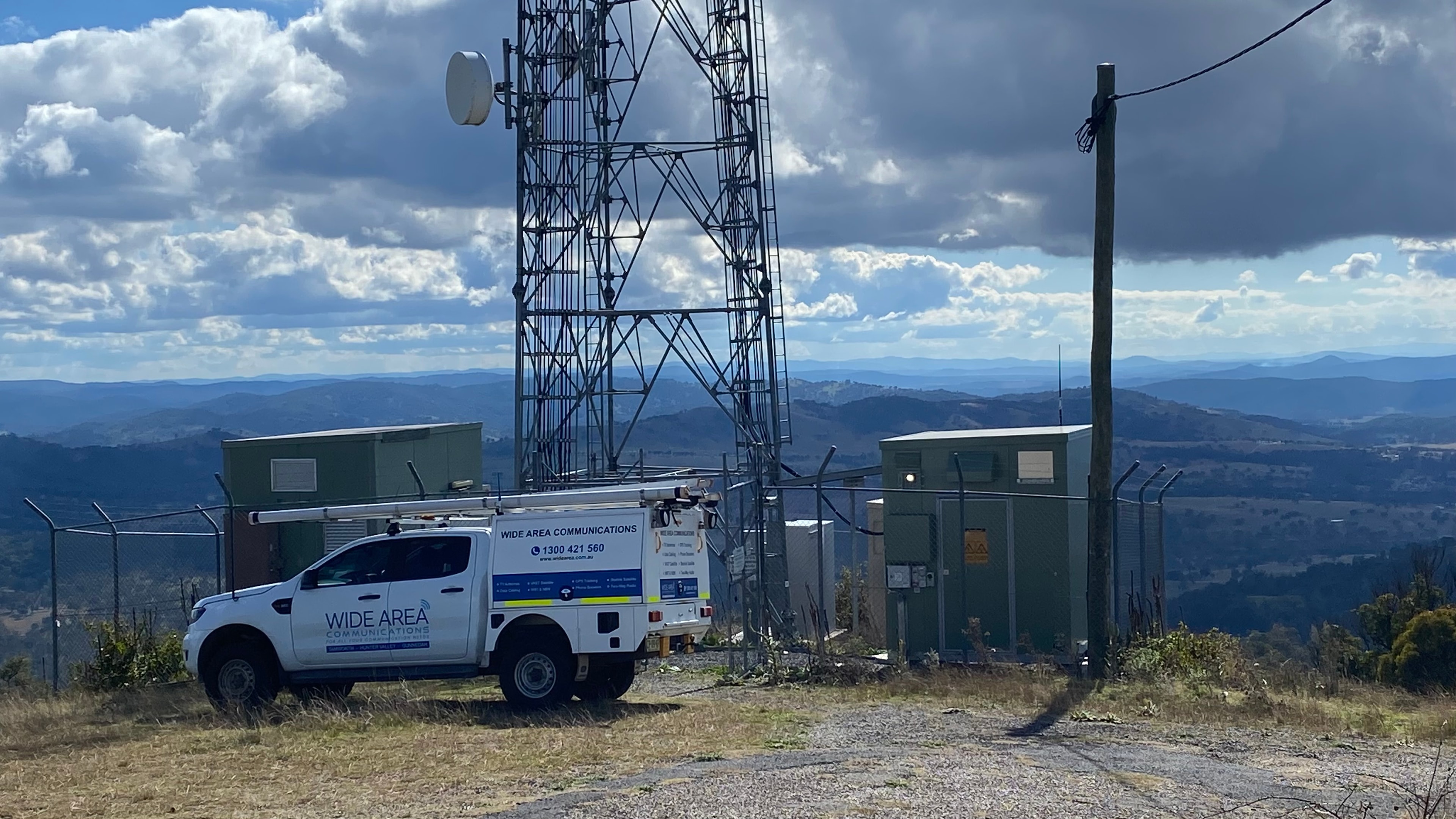 Quirindi Communications service vehicle